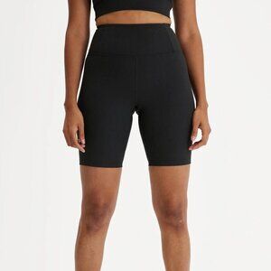 Girlfriend Collective Black Biker Short Small